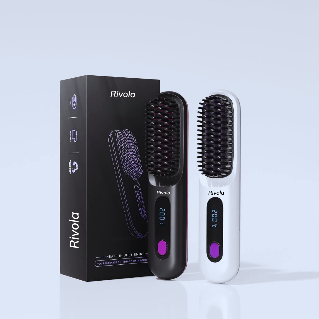 “Rivola™ Heated Brush – Unleash Your Hair’s Ultimate Transformation”