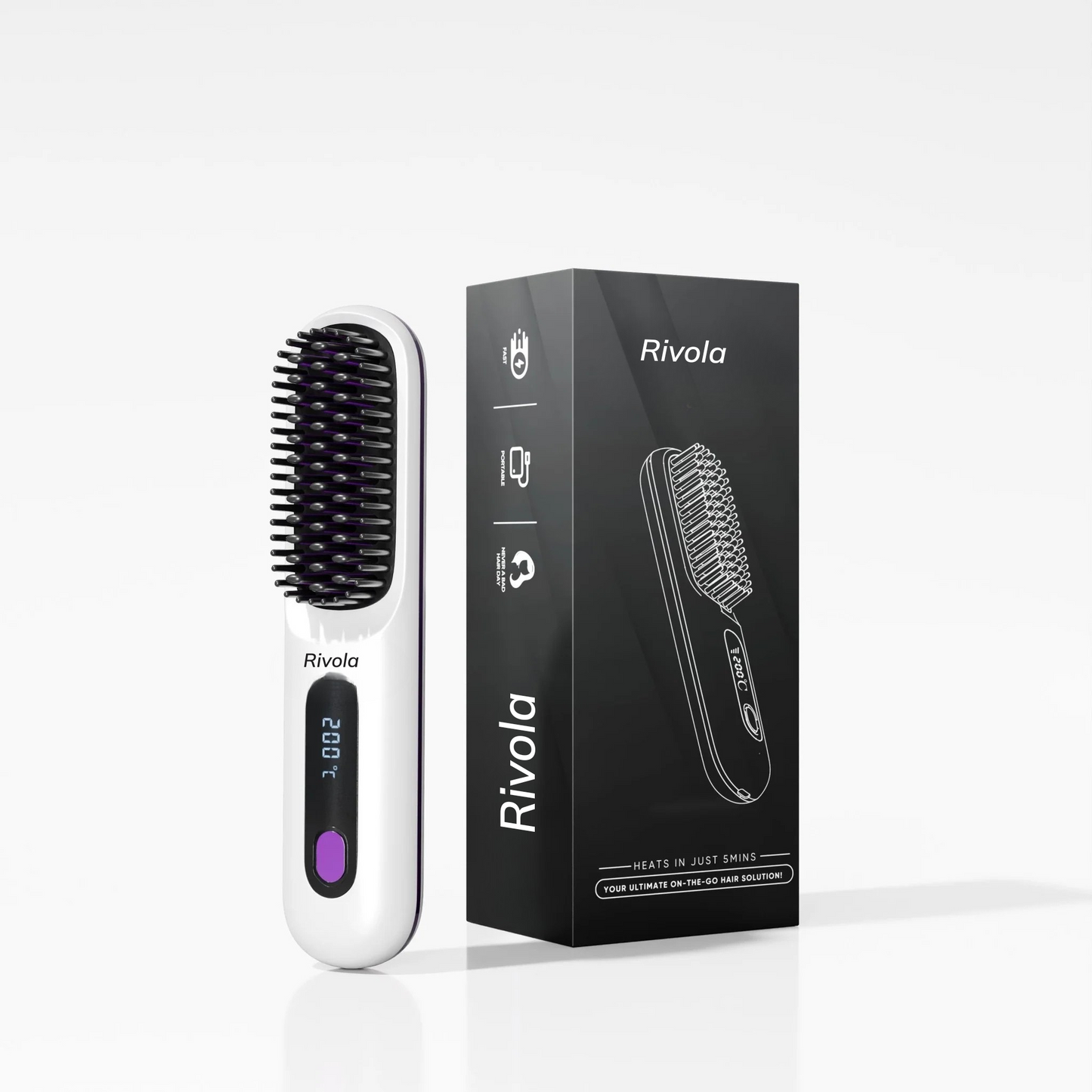 “Rivola™ Heated Brush – Unleash Your Hair’s Ultimate Transformation”