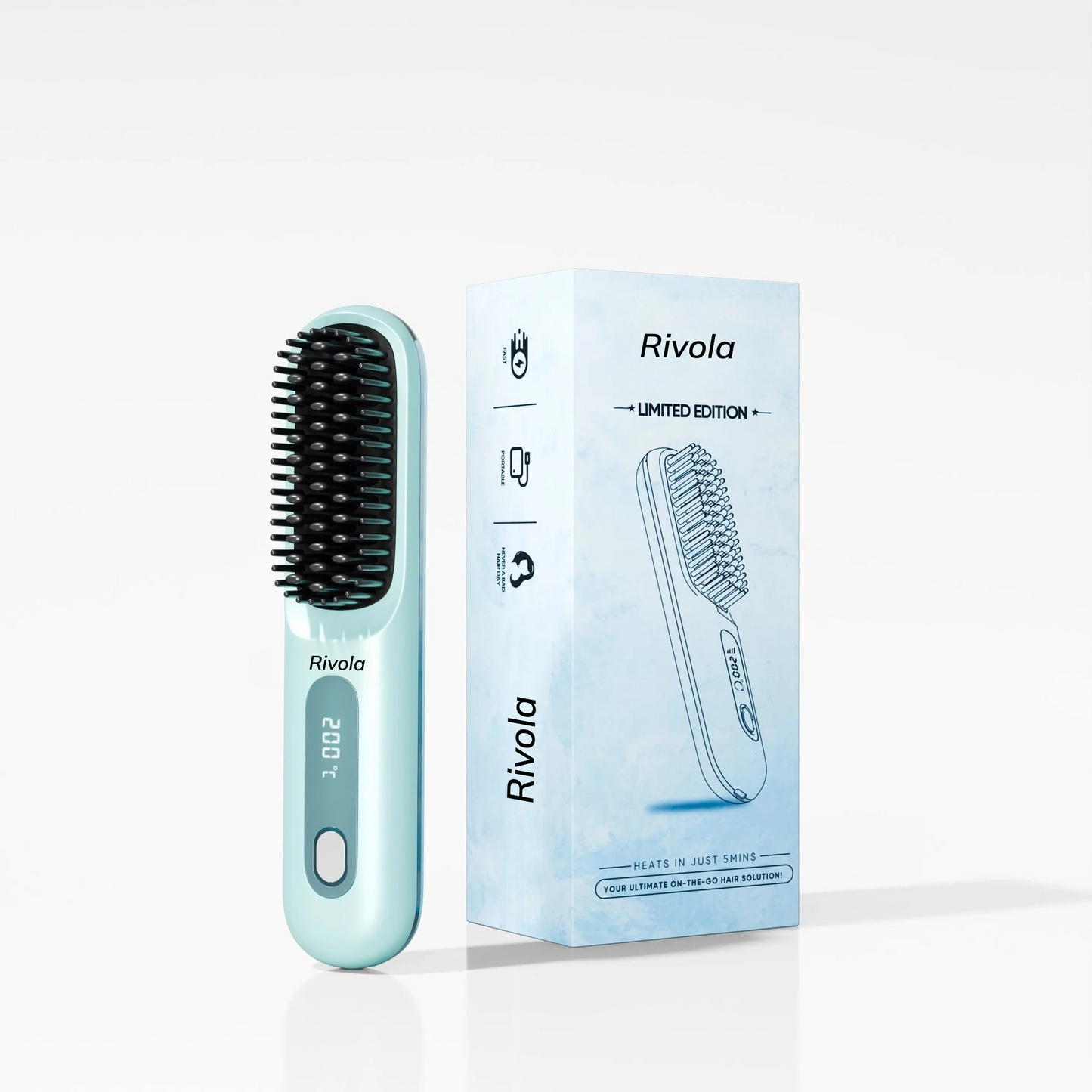 “Rivola™ Heated Brush – Unleash Your Hair’s Ultimate Transformation”